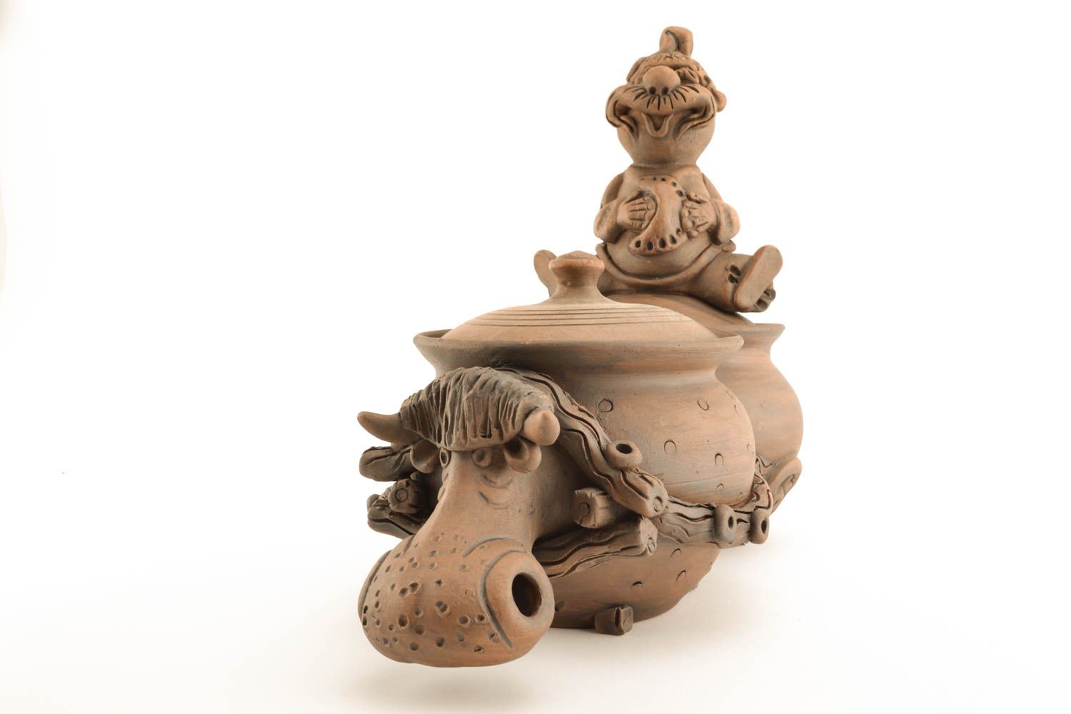 Pots en céramique faits main originaux vaisselle pratique accessoires cuisine photo 4
