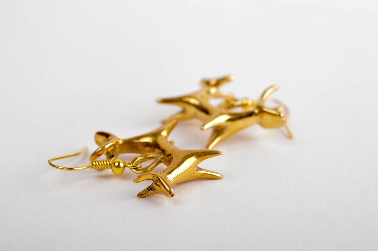 Stylish handmade metal earrings dangle earrings design metal jewelry designs photo 5