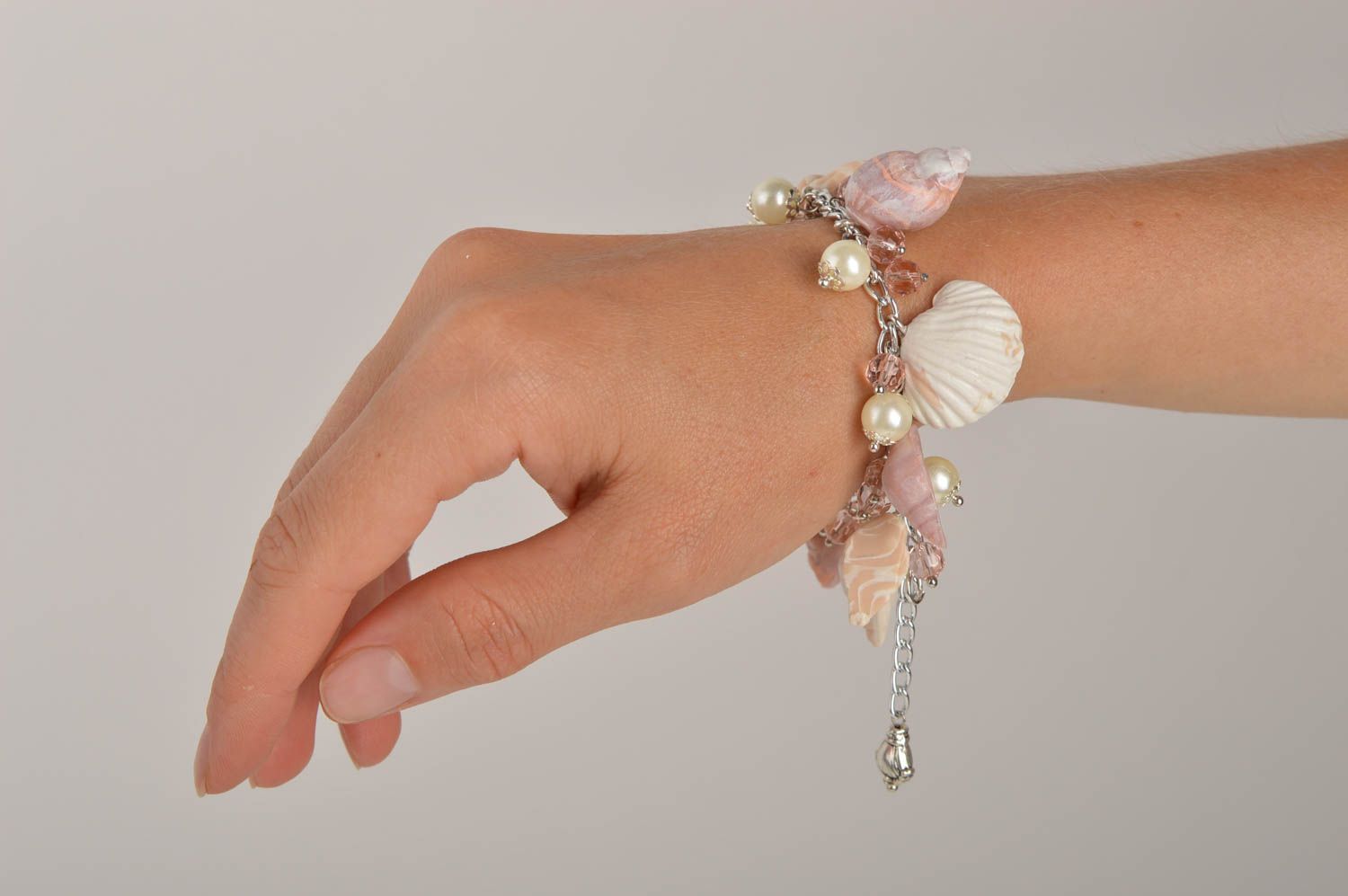 Handmade stylish bracelet jewelry with charms designer elegant jewelry photo 3