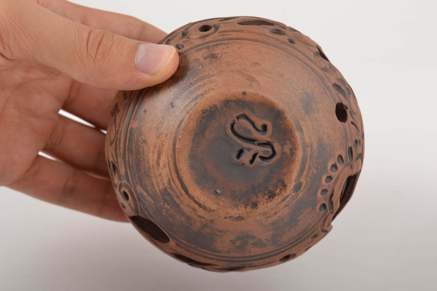 Deko Kerzenhalter handmade Kerzenhalter Keramik Teelichthalter aus Ton schön foto 3