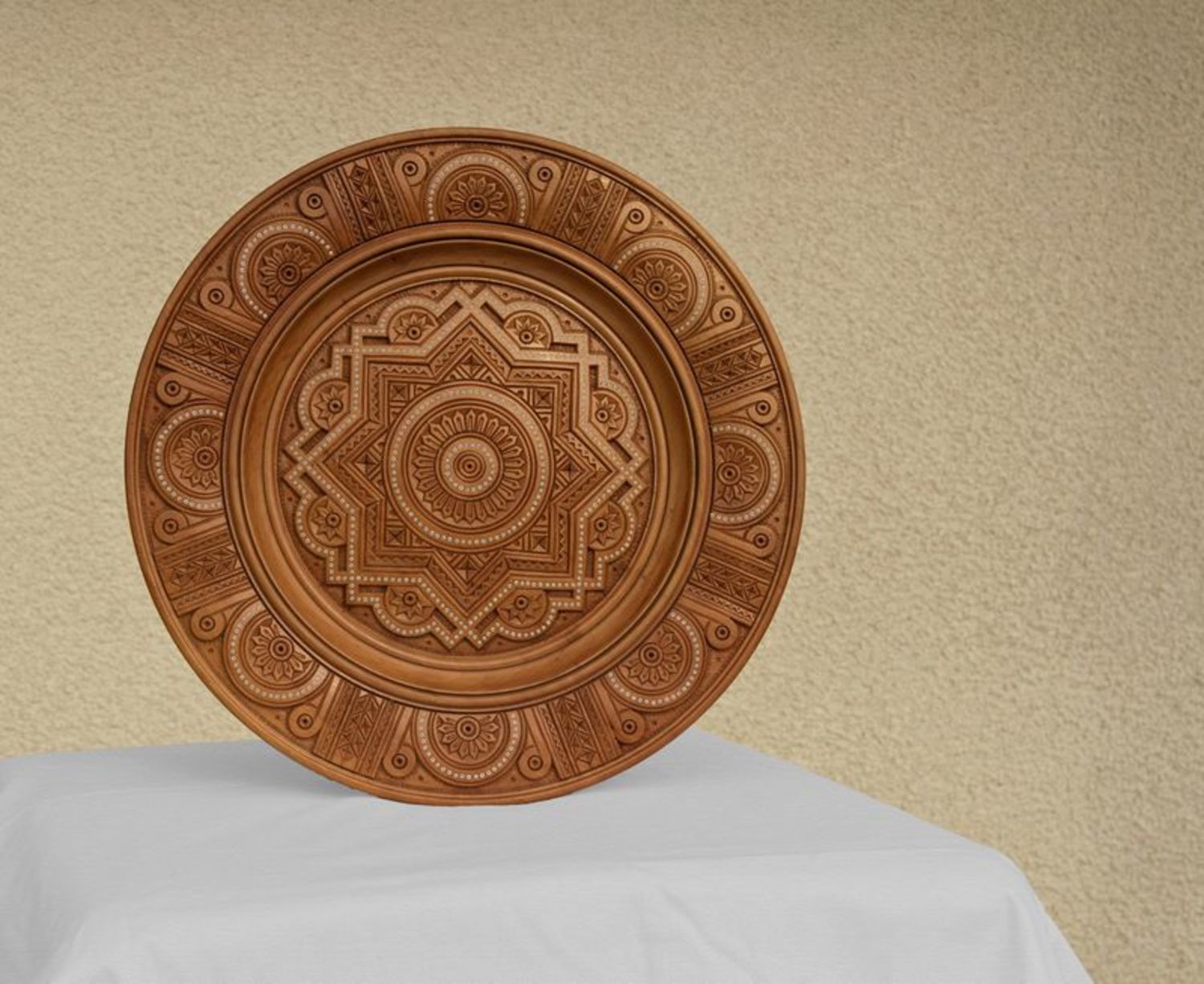 Wall wooden plate photo 1