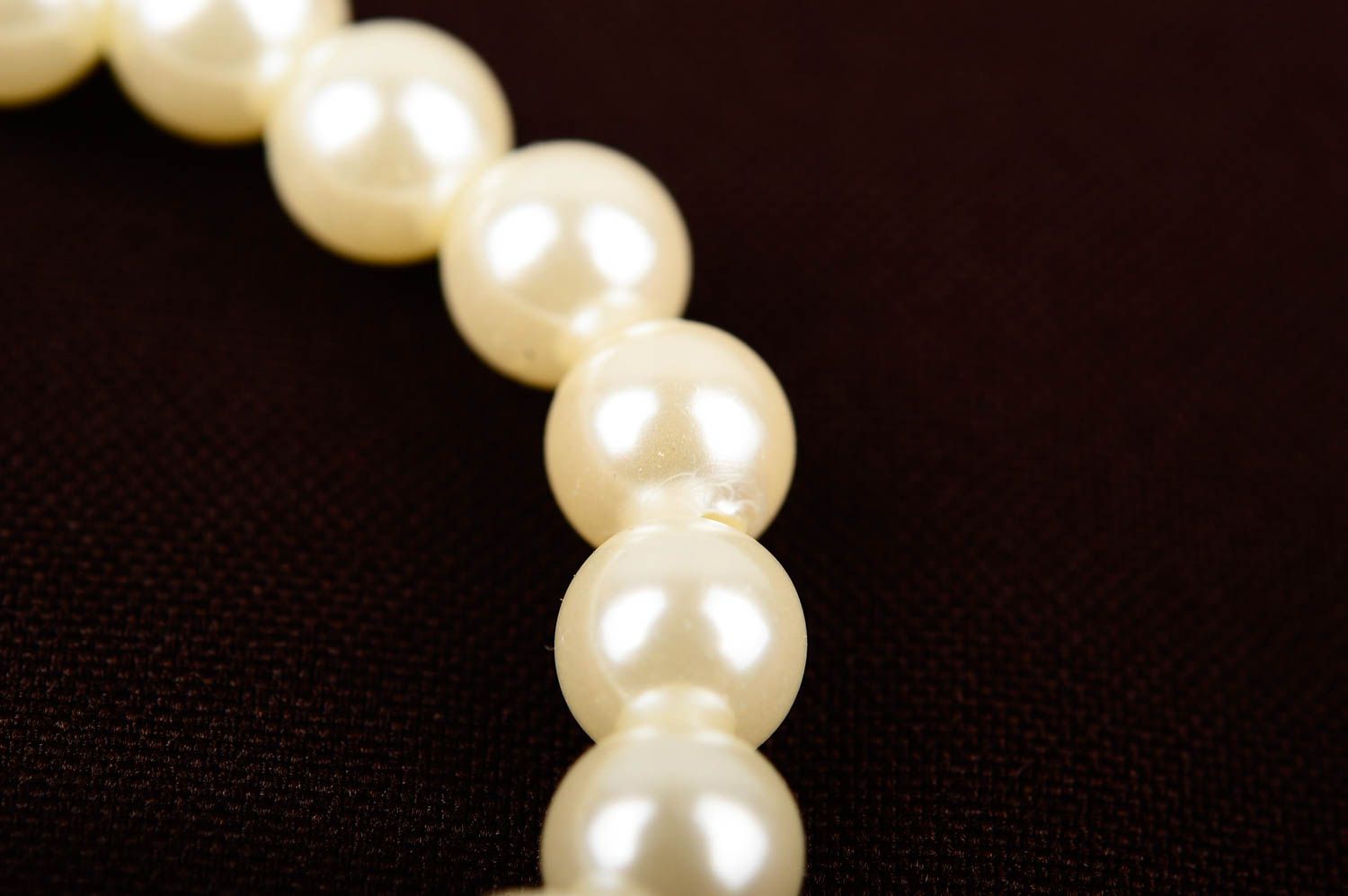 Bracelet perles fantaisie Bijou fait main nacre Accessoire femme design photo 4
