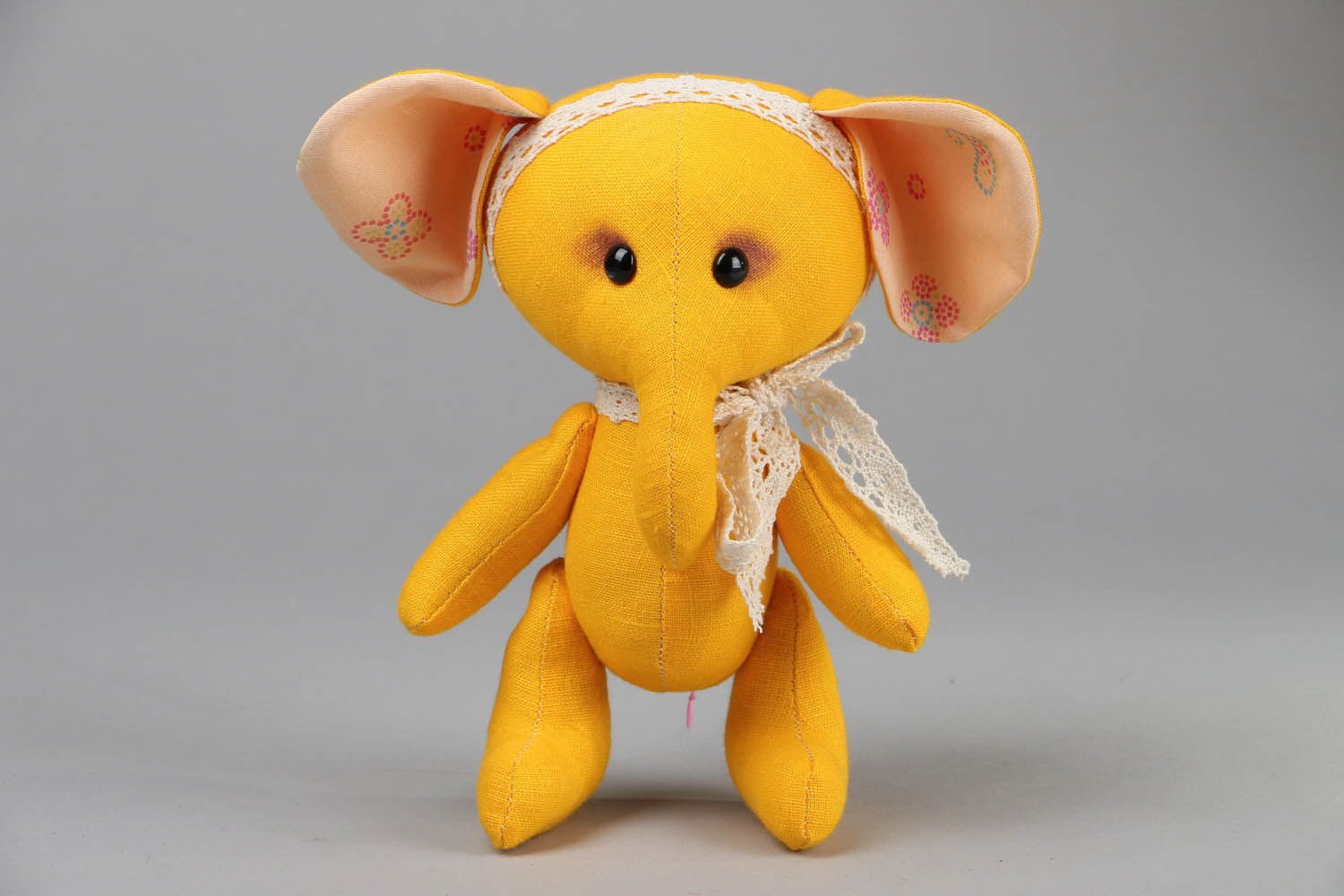Soft handmade toy Elephant Mo photo 1