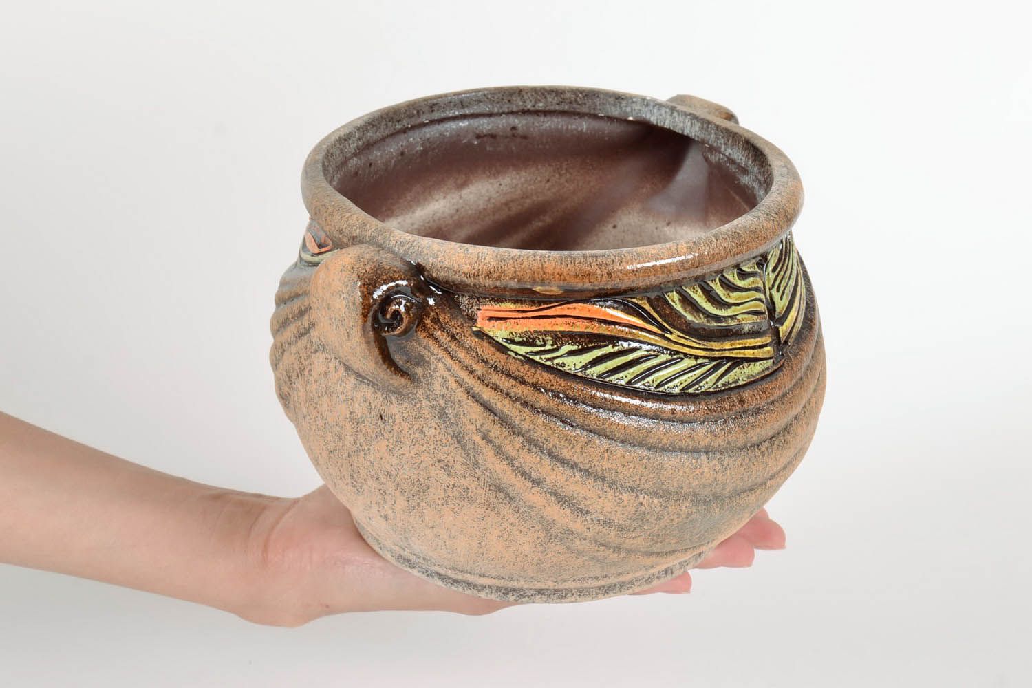 Keramik Blumentopf im griechischen Stil foto 5