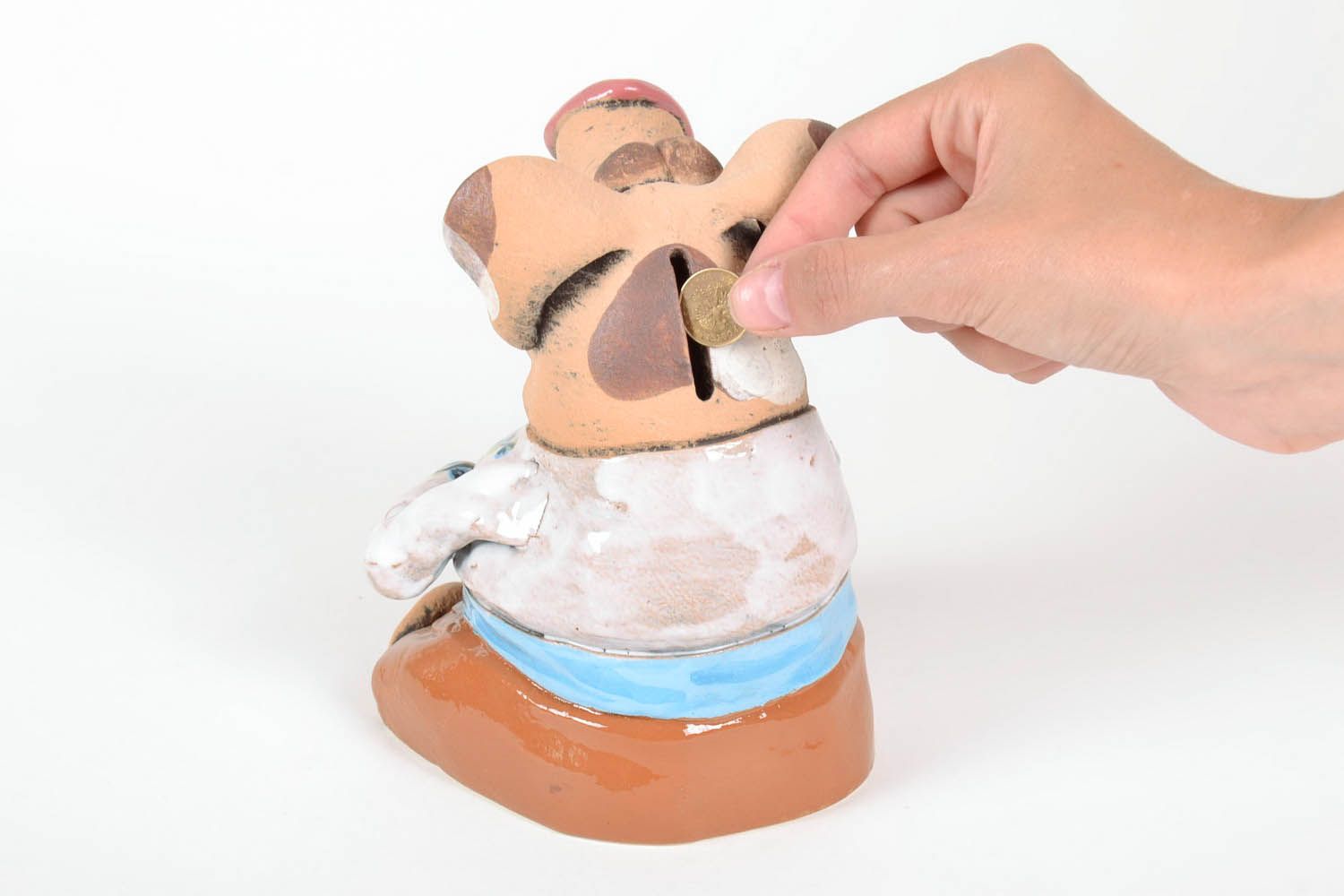 Keramik Spardose Schwein in Wyschywanka foto 4