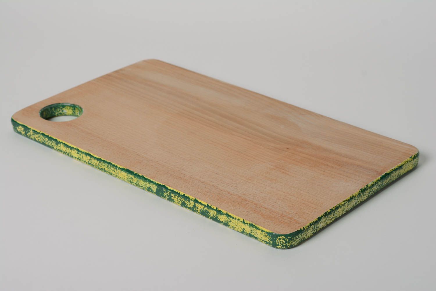 Handmade designer chopping board with decoupage wooden interior element Savannah photo 2