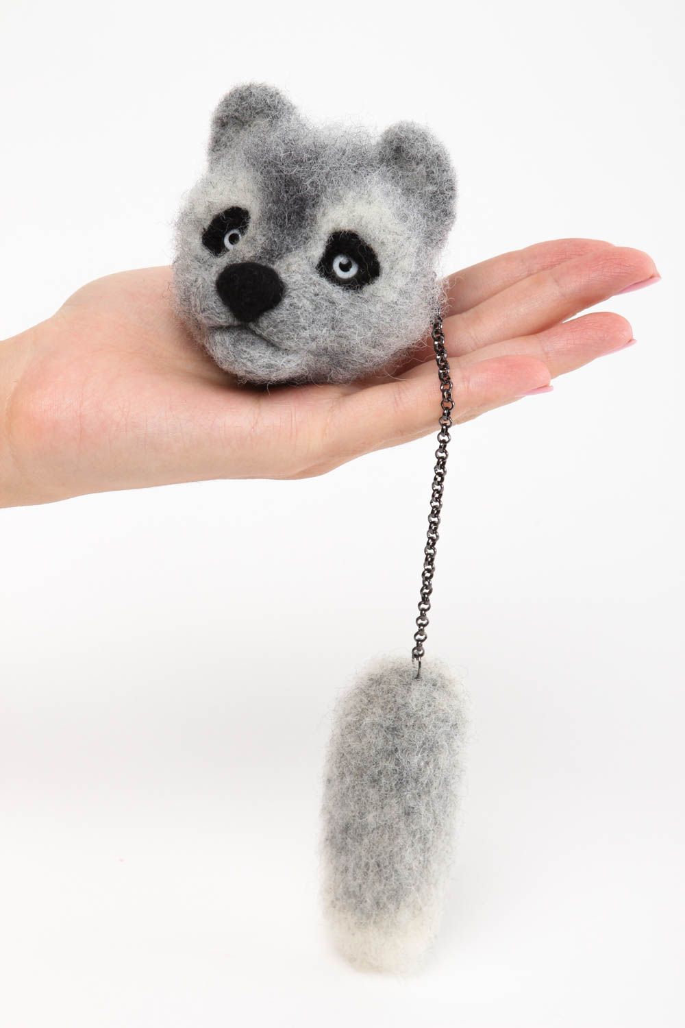 Handgemachtes Spielzeug Kuschel Tier Wolf kreatives Spielzeug Geschenk Idee foto 5