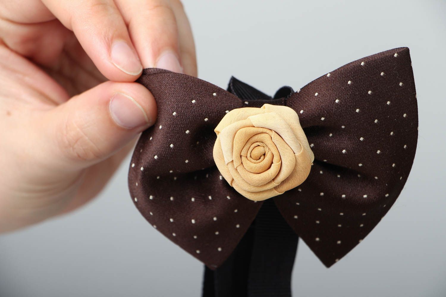 Handmade bow tie for women photo 4
