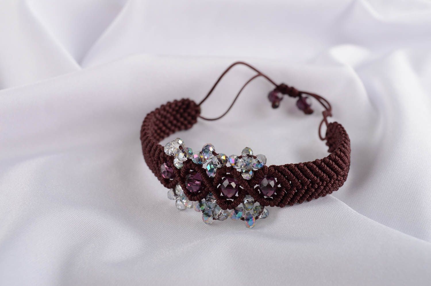 Handmade bracelet designer accessory unusual gift beaded jewelry gift for women photo 1