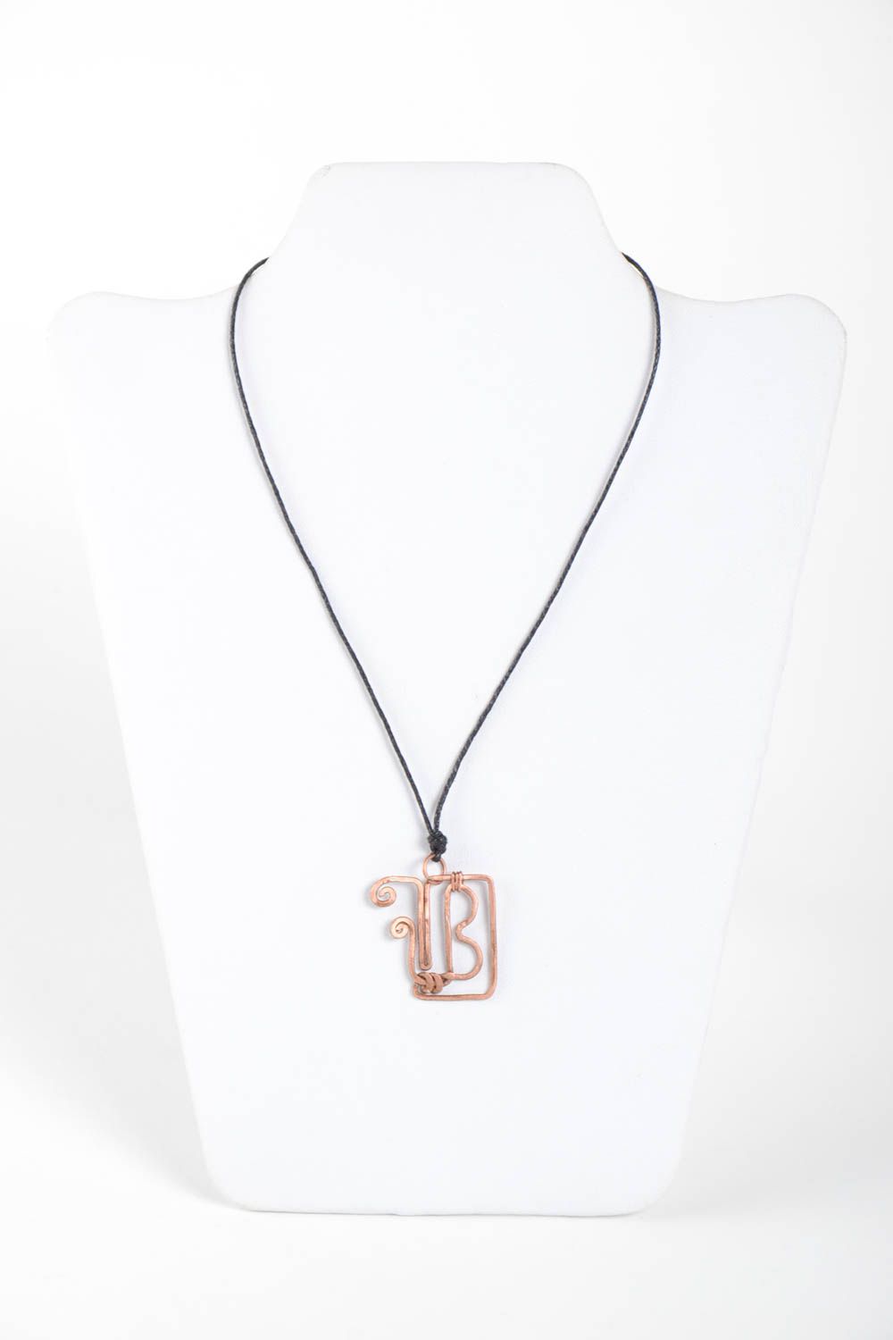 Designer copper pendant handmade pendant wire wrap jewelry stylish accessories photo 2