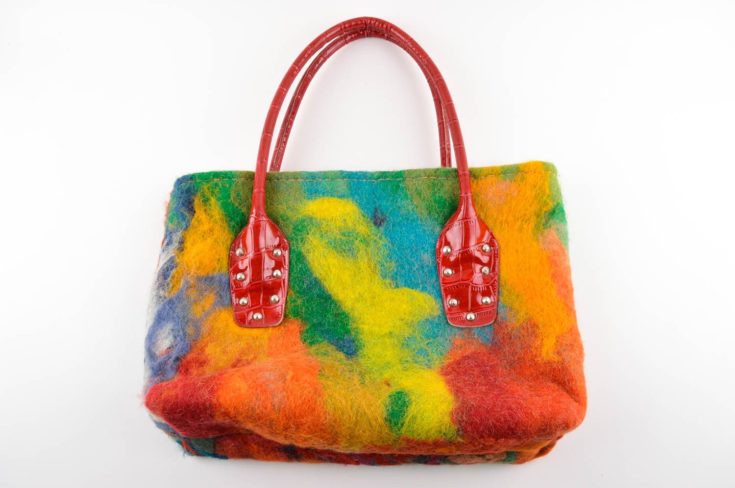 Handmade bag designer handbag woolen bag for women unusual bag gift ideas photo 1