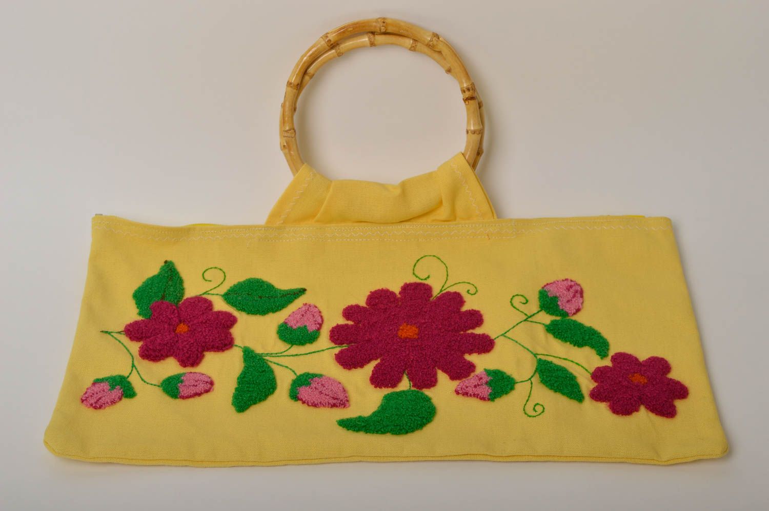 Handmade beautiful summer bag designer textile bag female stylish accessory photo 2