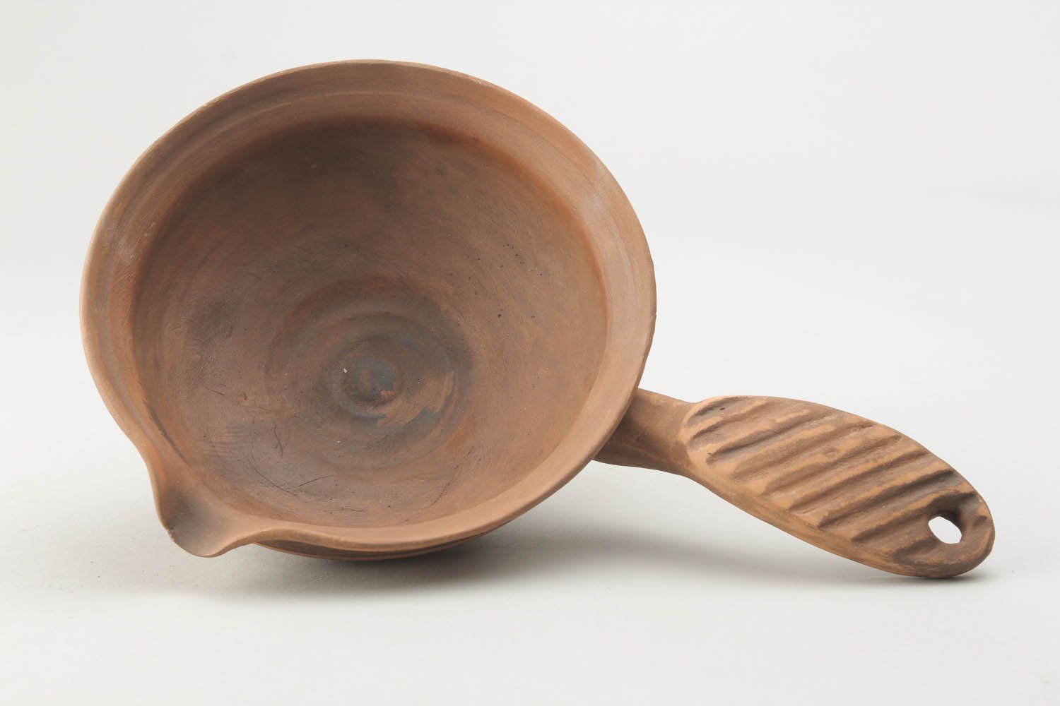 Handmade ceramic ladle photo 5