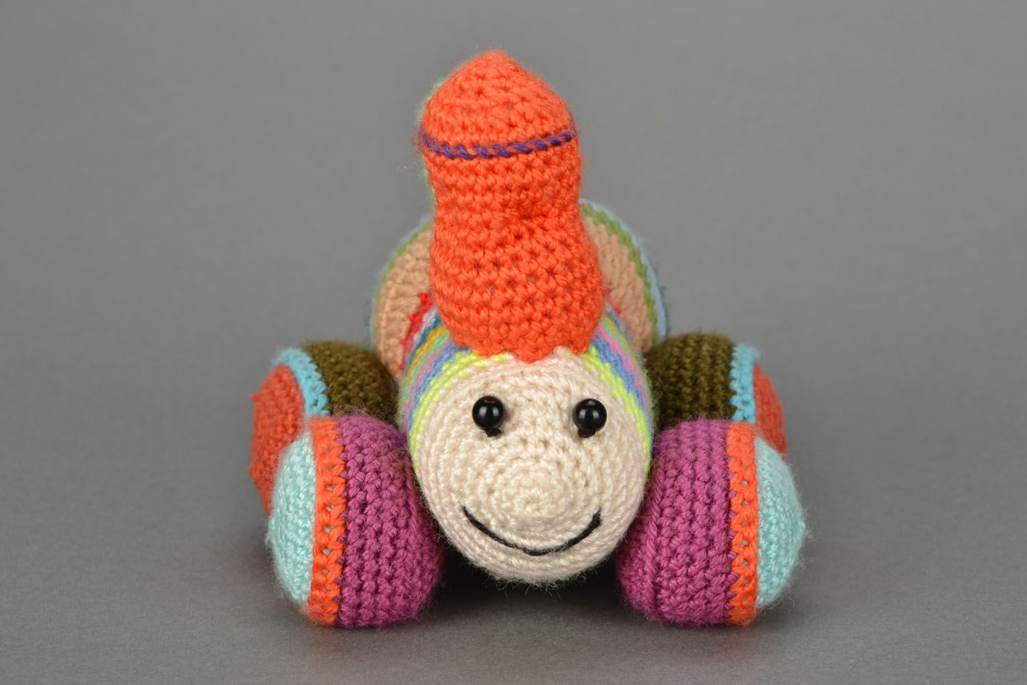 Design crochet toy Train photo 4