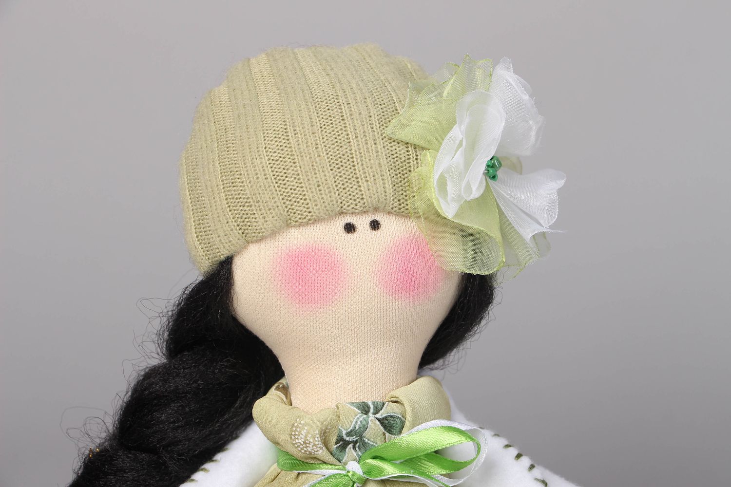 Nice handmade fabric doll photo 2