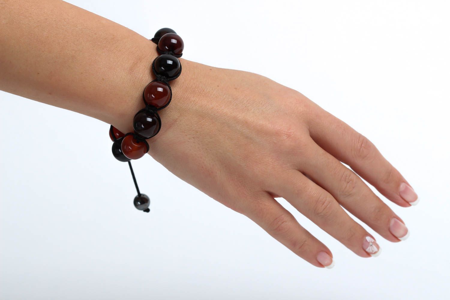Armband handmade Designer Accessoire Armband für Frauen Mode Schmuck Hämatit foto 5