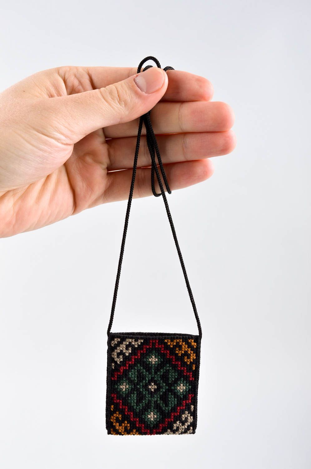 Handy Tasche handmade individuelle Handyhülle mit Kreuzstich Geschenk Ideen foto 5