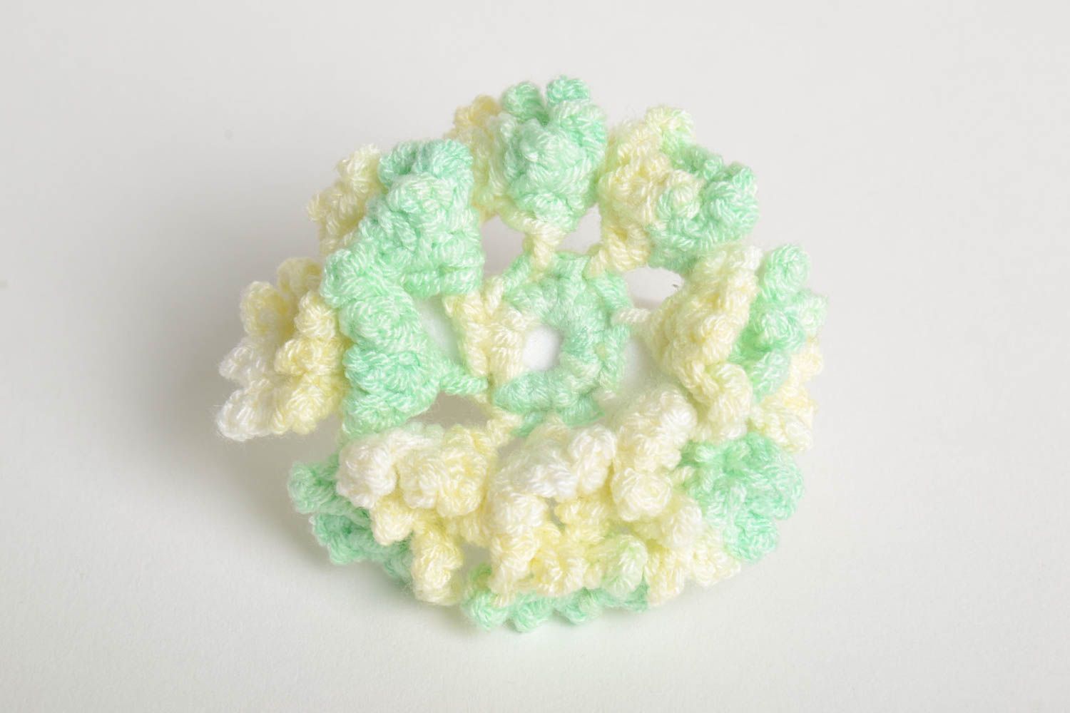 Stylish handmade crochet scrunchy hair tie hair accessories for girls gift ideas photo 3