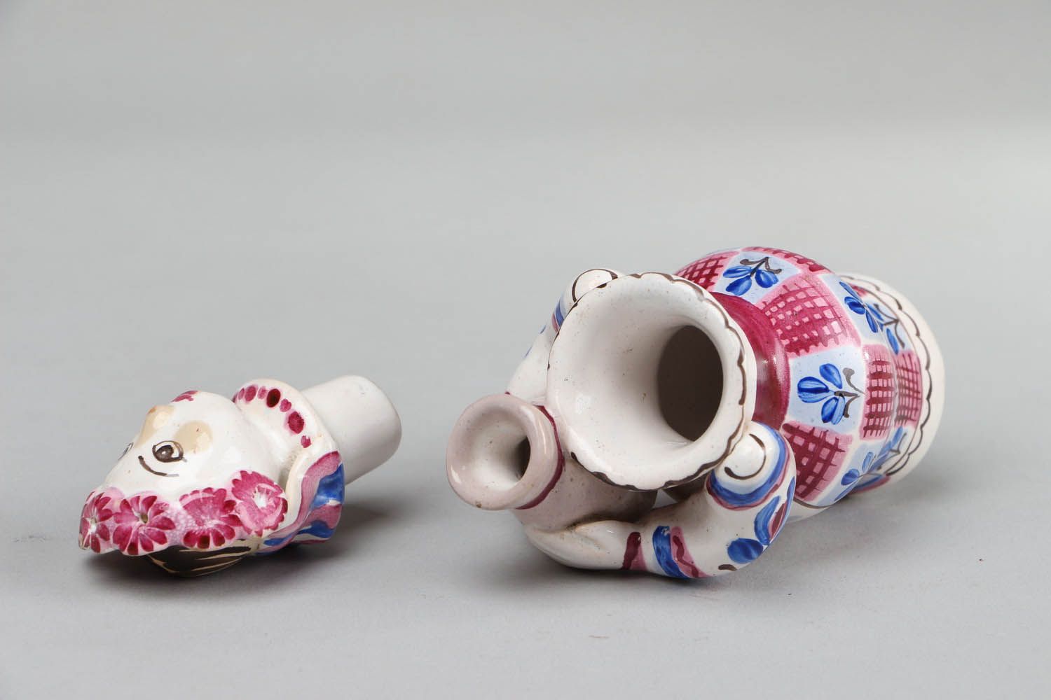 Petit vase en céramique Ukrainienne fait main photo 3