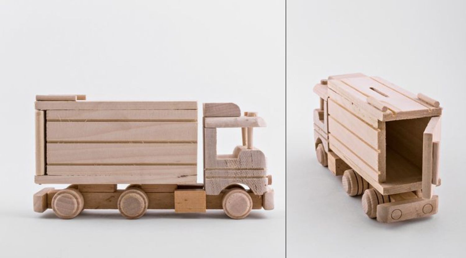 Детская деревянная копилка-игрушка фото 2
