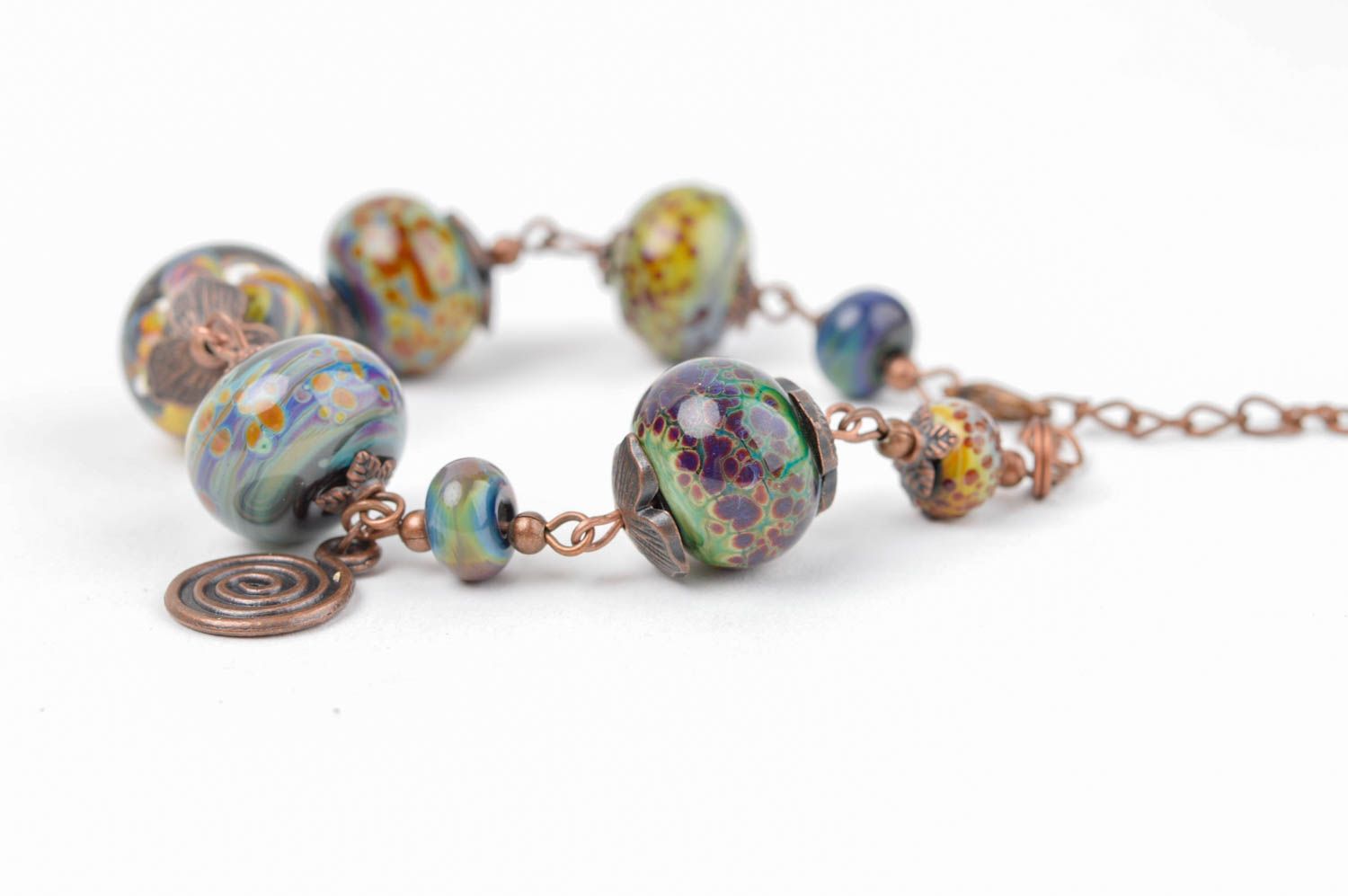 Stylish handmade glass bead bracelet beaded bracelet designs gifts for her photo 2