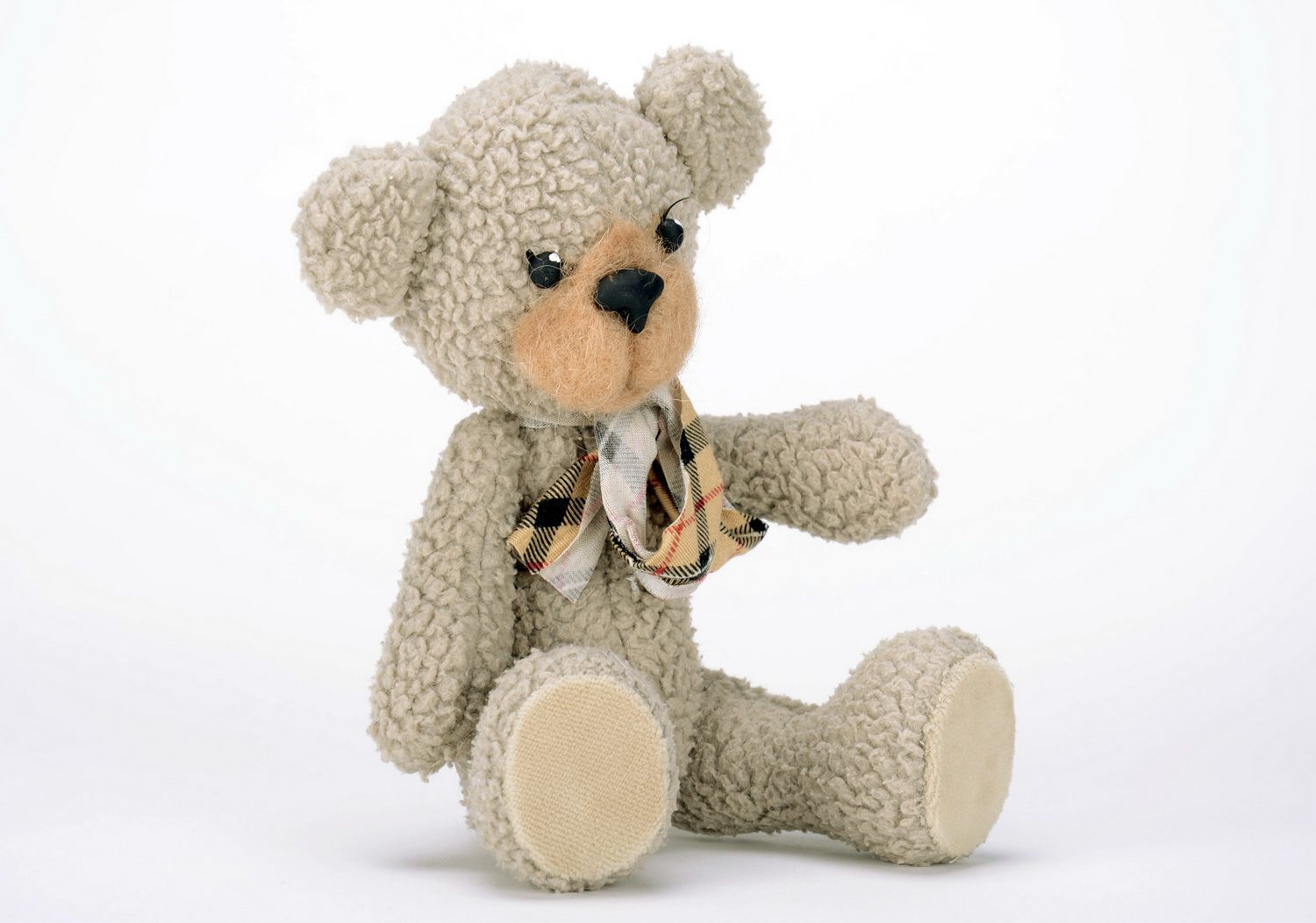 Fabric toy bear photo 3