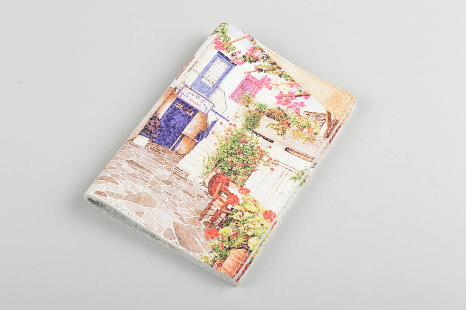 Handmade cover for passport leather cover for passport designer passport cover photo 4