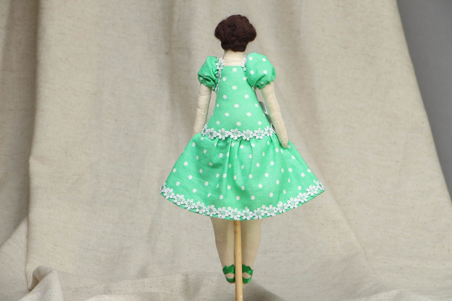 Handmade fabric doll photo 3