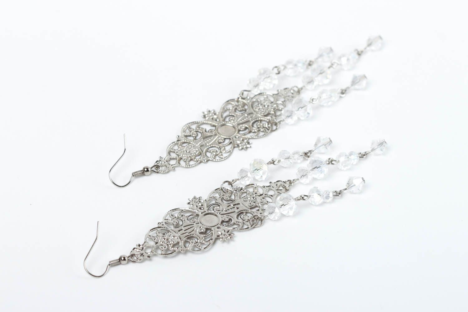 Handmade earrings designer earrings unusual gift crystal accessory gift for her photo 4