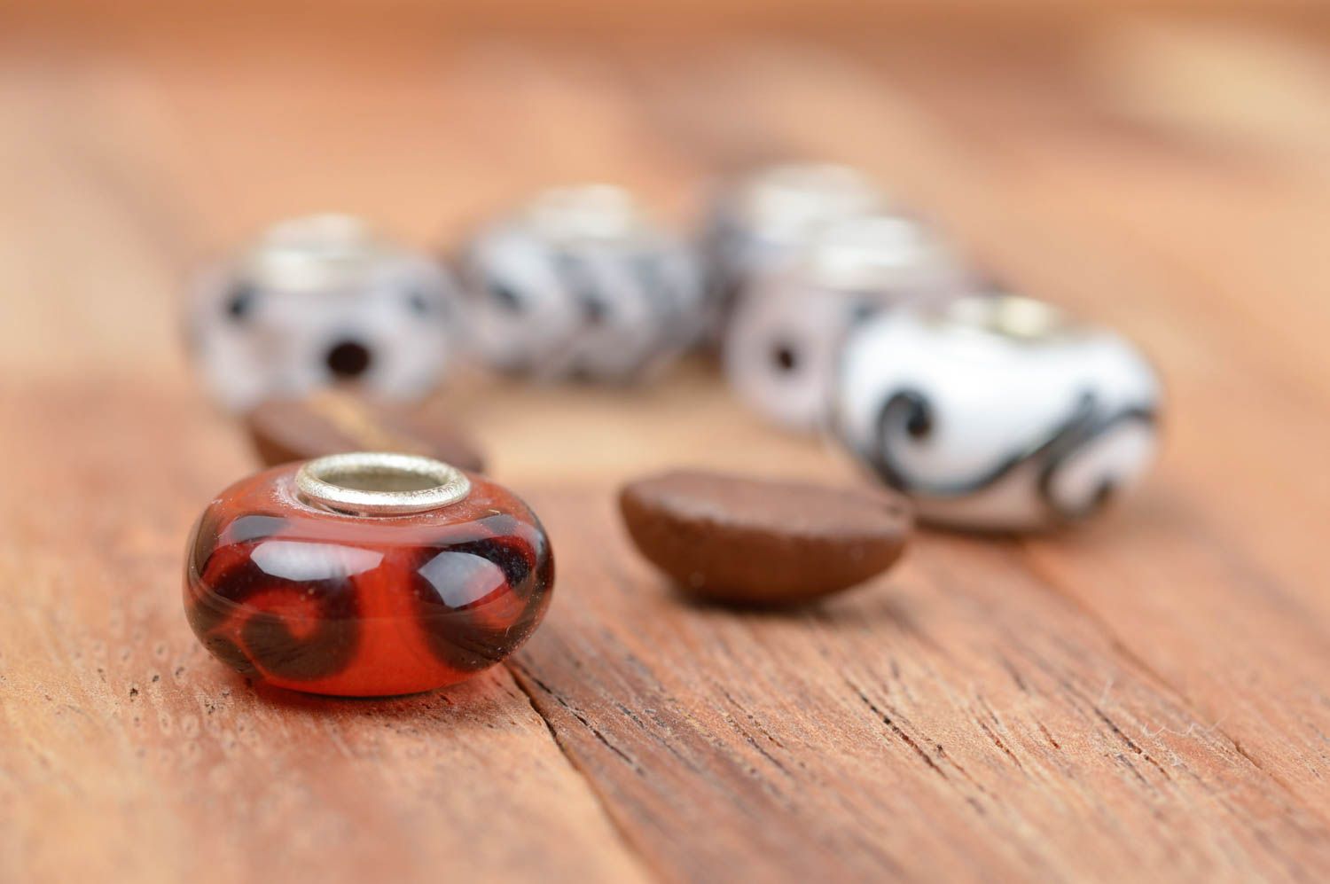 Unusual handmade glass bead fashion trends craft supplies art materials photo 1