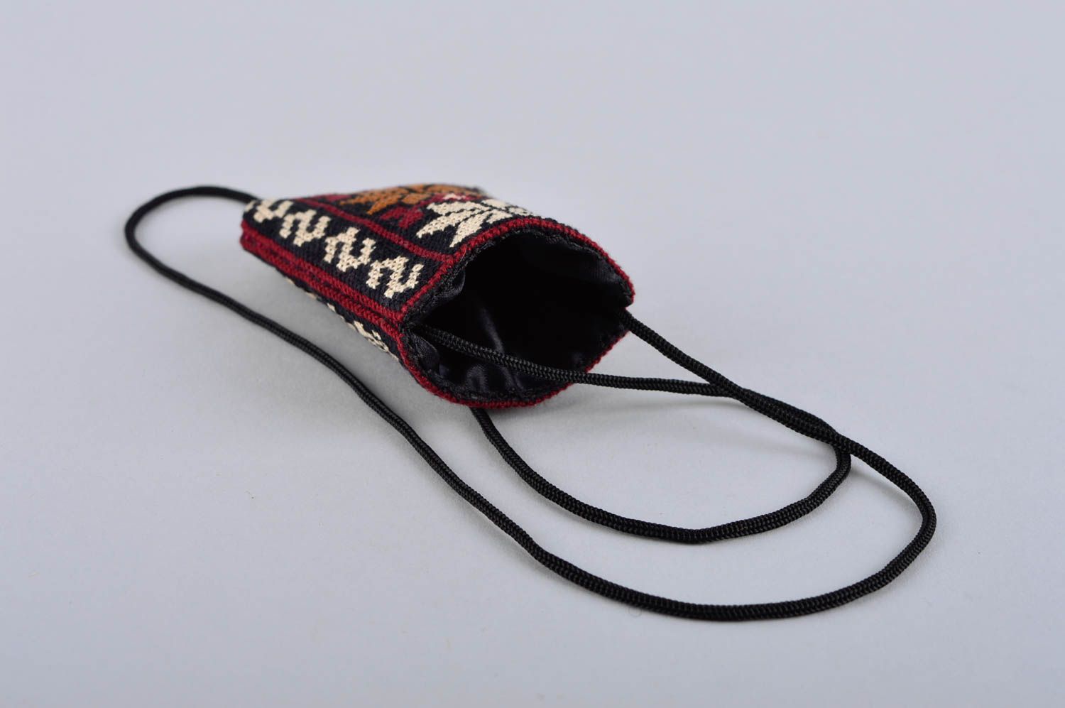 Tasche für Handy handgefertigt Deko Accessoire stilvoll Geschenk für Mädchen foto 5