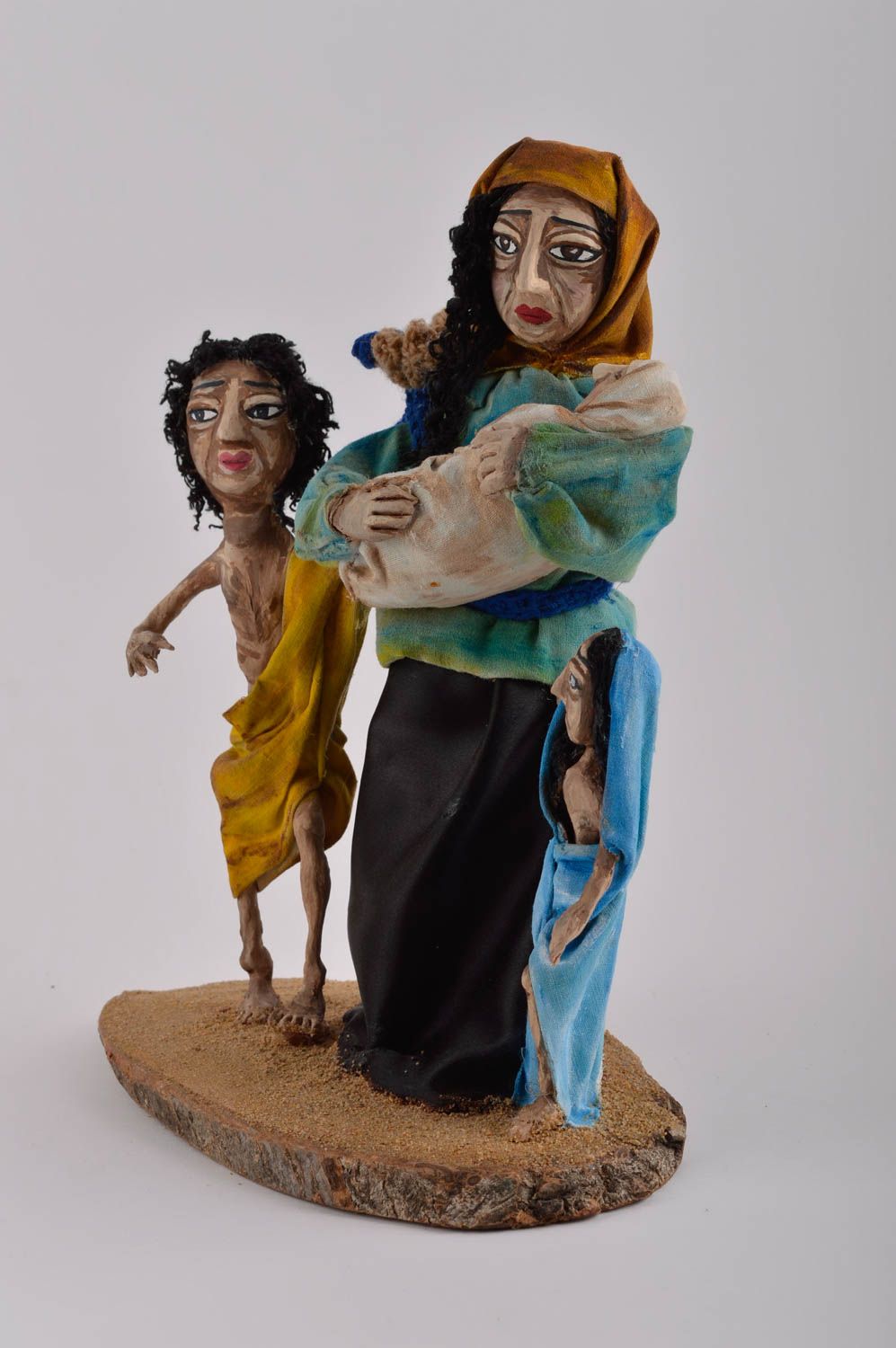 Keramik Puppen handmade Stoff Puppen Kinder Spielzeuge Geschenk für Kinder schön foto 5