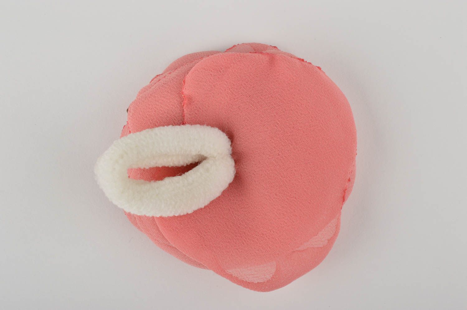 Аксессуар для волос украшение ручной работы резинка для волос Розовый цветок фото 5