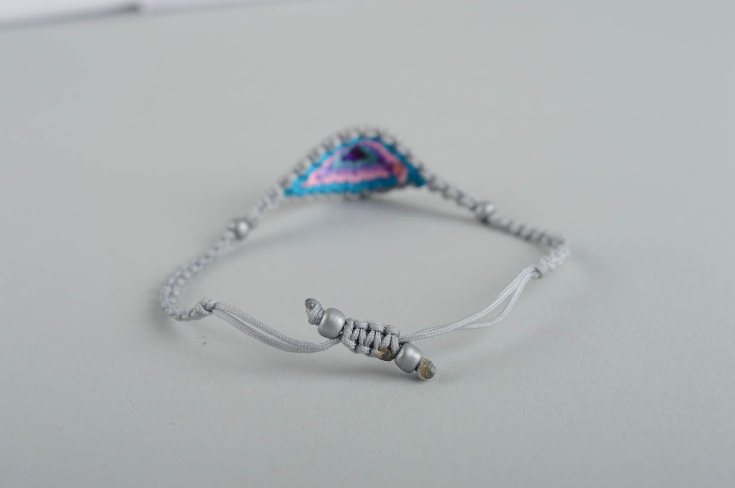 Модный браслет ручной работы браслет из ниток оригинальный плетеный браслет фото 4