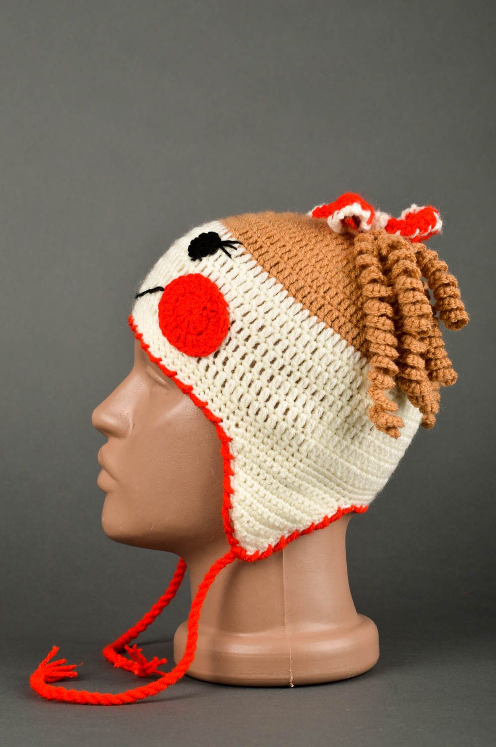Handmade crochet hat babys hat animal hat designer accessories for kids photo 3
