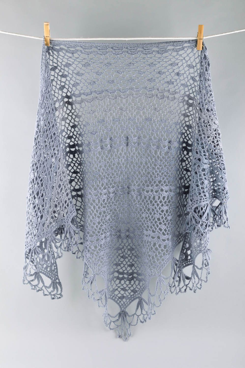 Bufanda tejida artesanal y elegante ropa de mujer accesorio de moda cálido foto 1