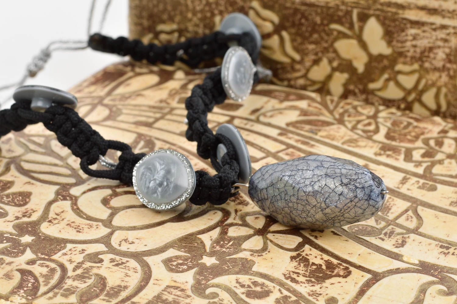 Handmade Halskette für Frauen Rocailles Kette Frauen Accessoire stilvoll modisch foto 1