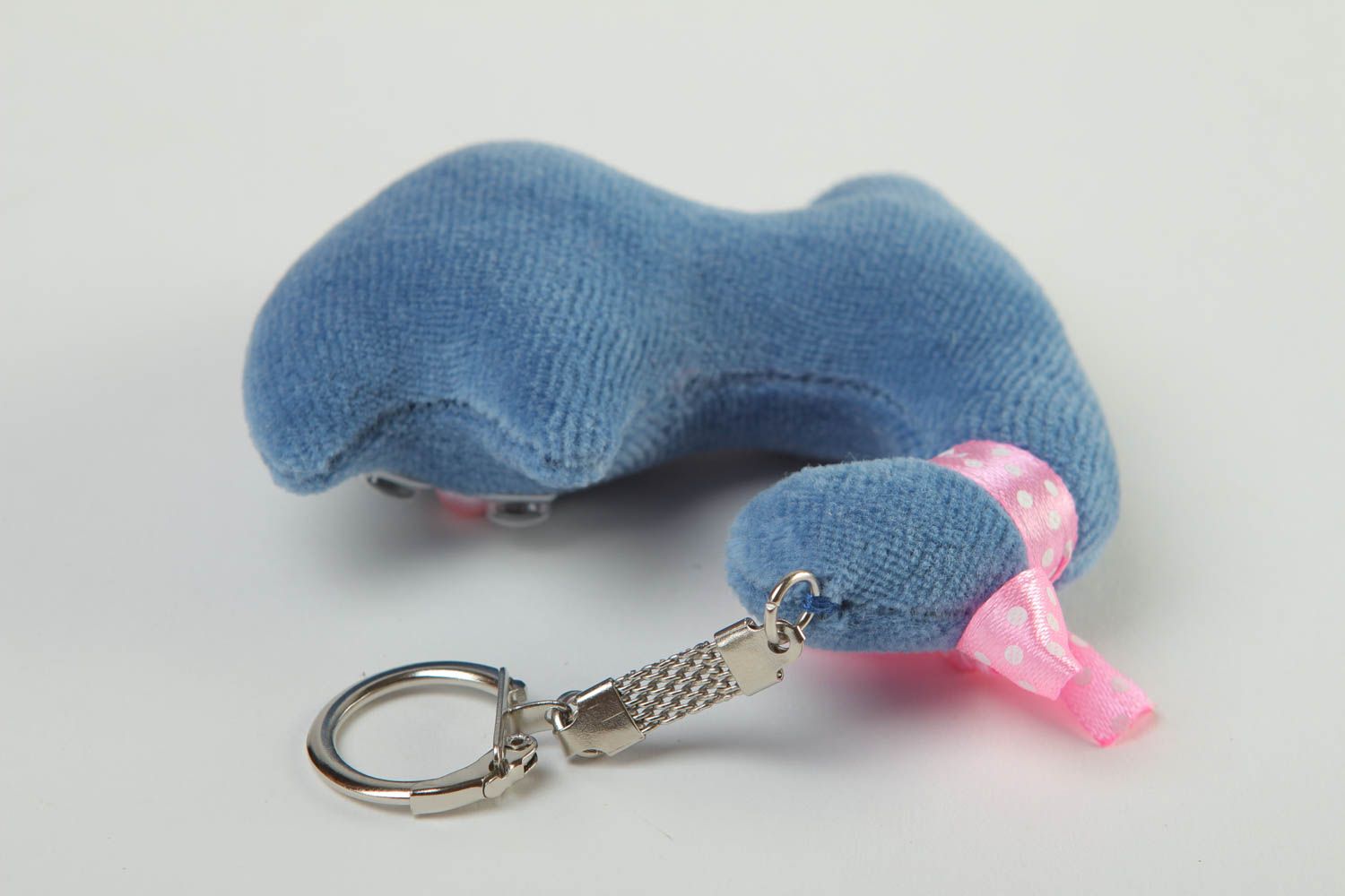 Cute handmade soft toy fabric keychain best keychain for kids small gifts photo 4