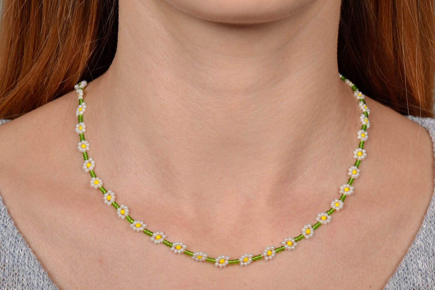 Beaded necklace-bracelet photo 5
