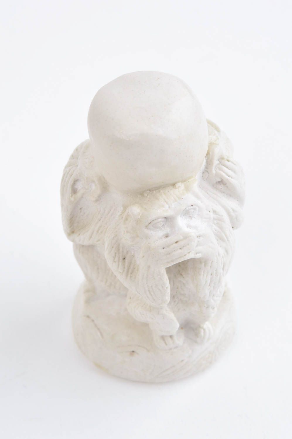 Figura de decoración artesanal elemento decorativo regalo original Monos foto 3