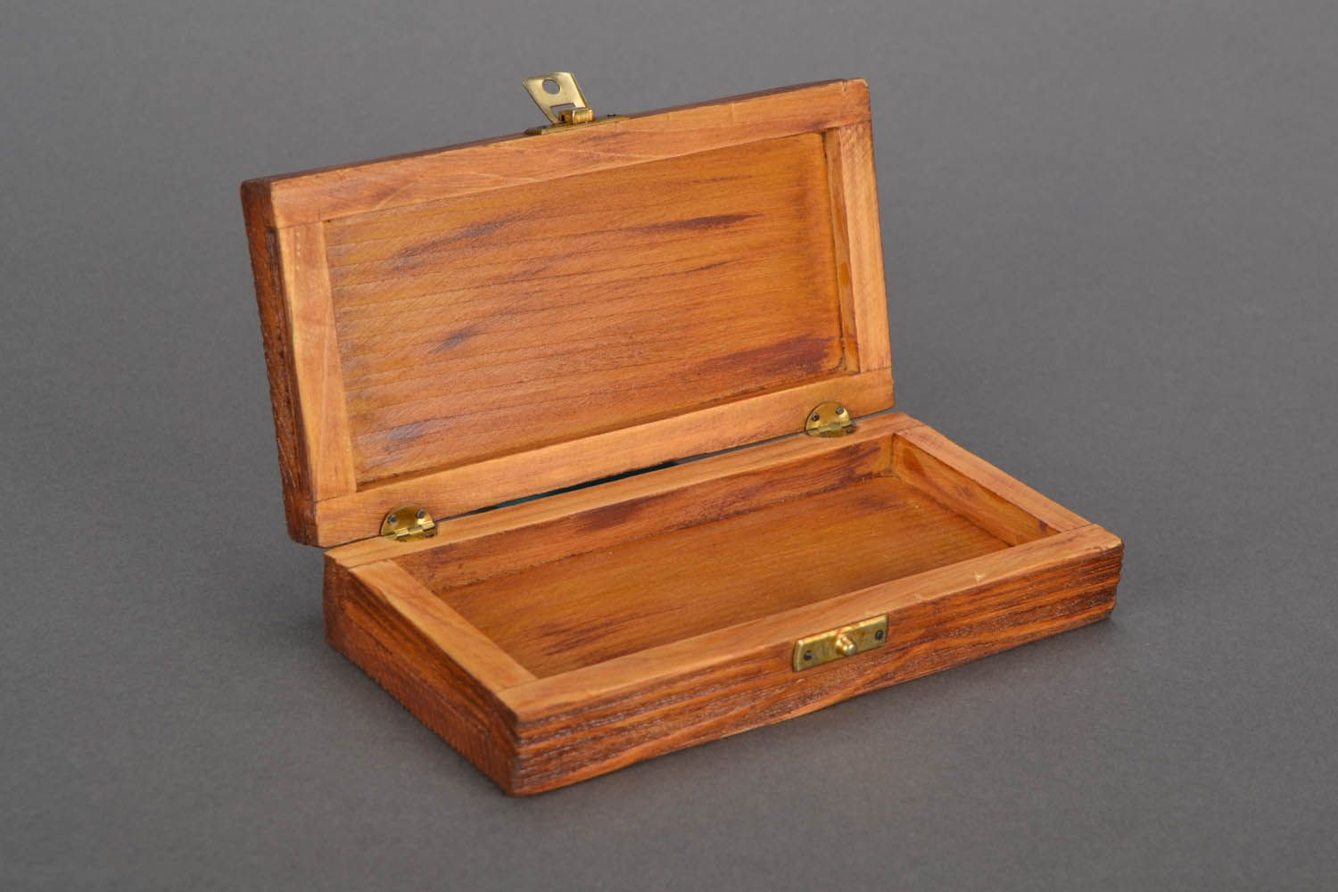 Wooden box for money photo 4