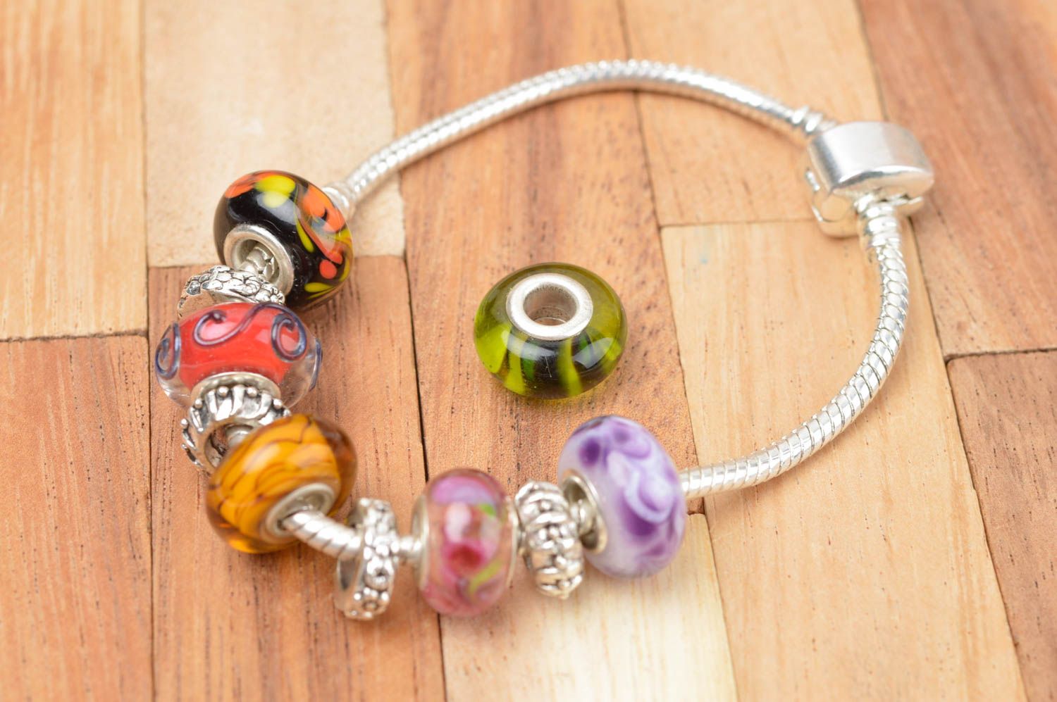 Stylish jewelry findings handmade glass bead jewelry making supplies gift ideas photo 4