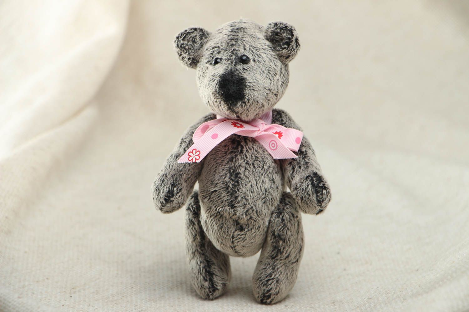 Soft toy bear made of velbo photo 1
