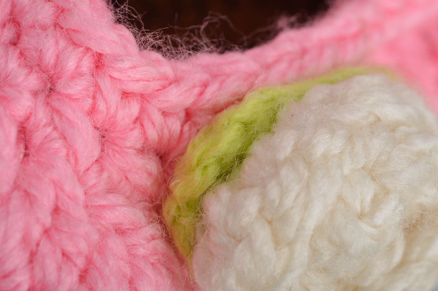 Handmade woven baby bootees pink cute socks for kids beautiful stylish bootees photo 4