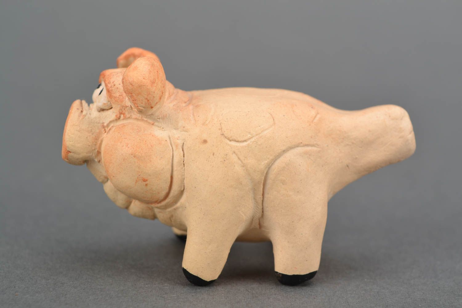 Ceramic whistle Pig photo 4