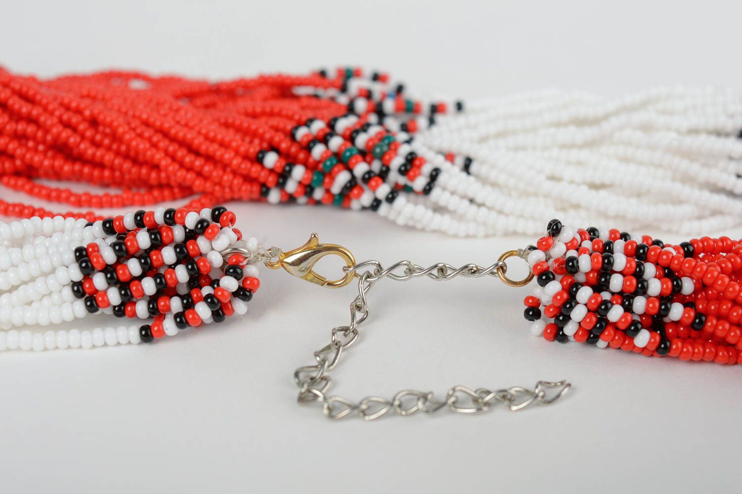 Unusual handmade beaded necklace fashion accessories cool jewelry gifts for her photo 4
