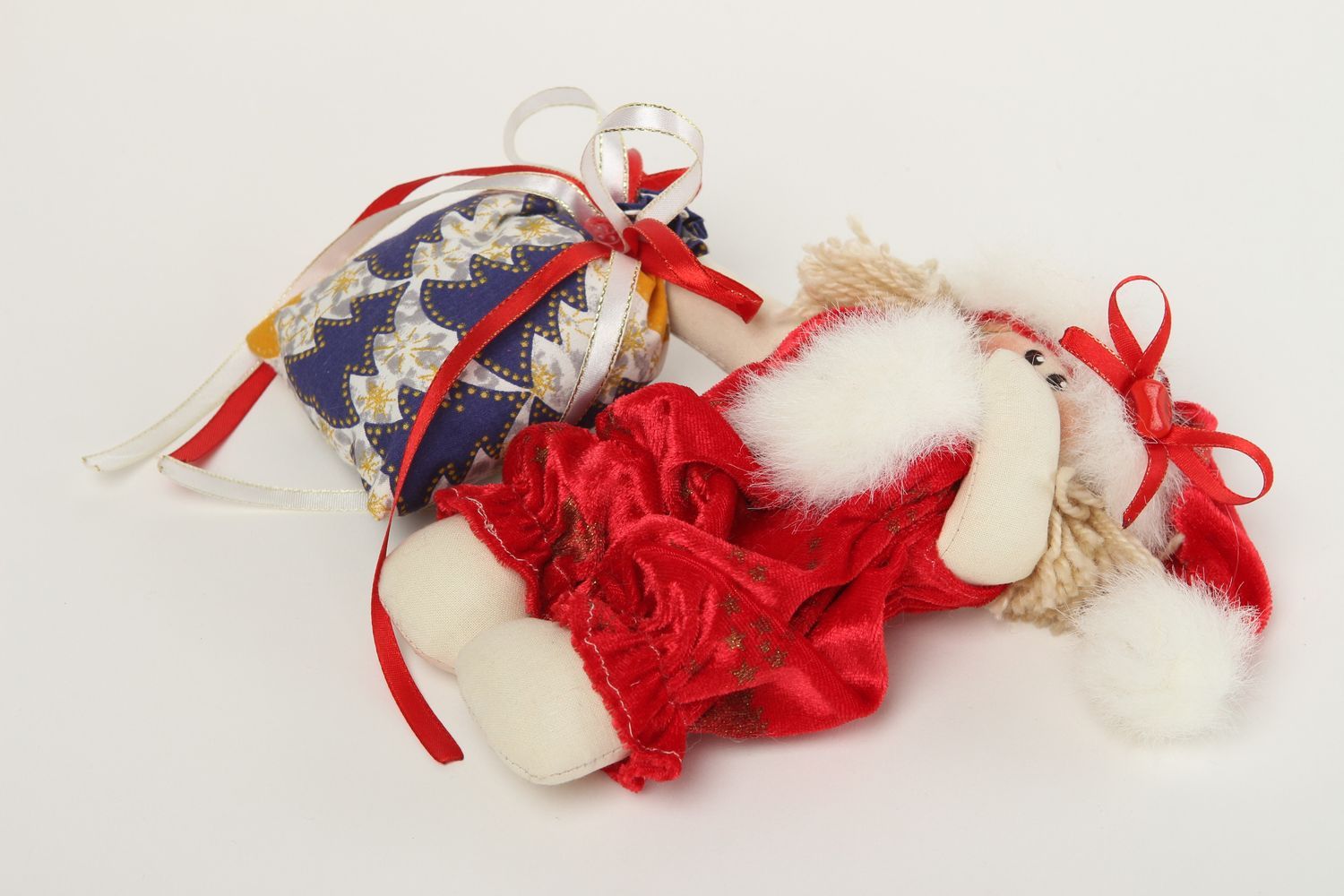 Handmade schöne Designer Puppe Stoff Spielzeug Puppe Zwerg für Weihnachten  foto 2
