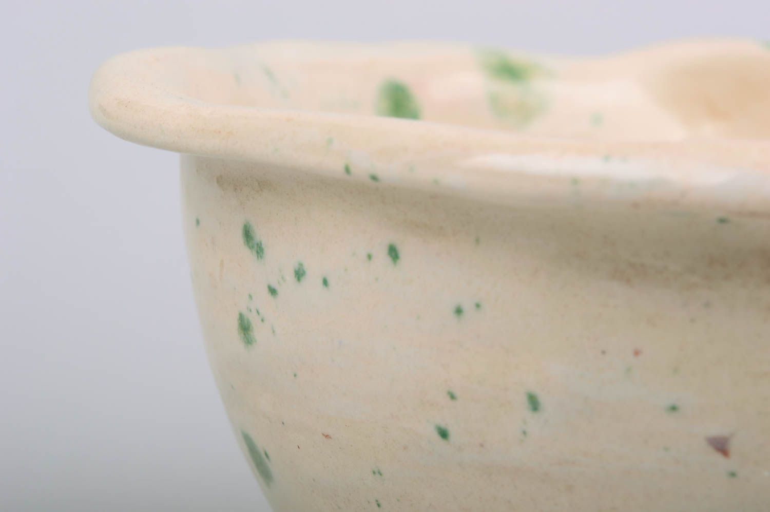 Small homemade ceramic bowl designer clay bowl designer ceramics gift ideas photo 4