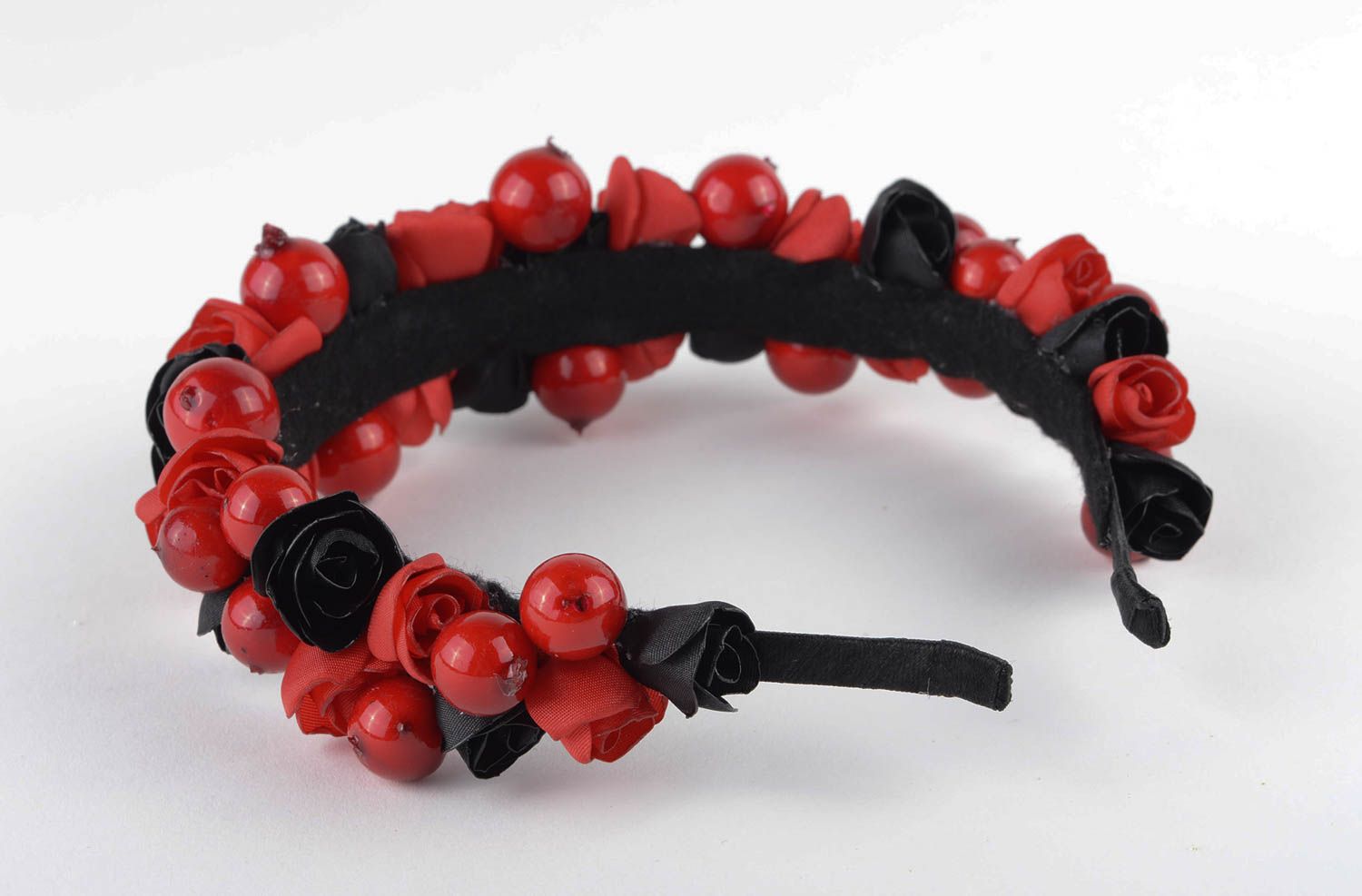 Handmade elegant hairband stylish flower hairband designer cute accessory photo 4
