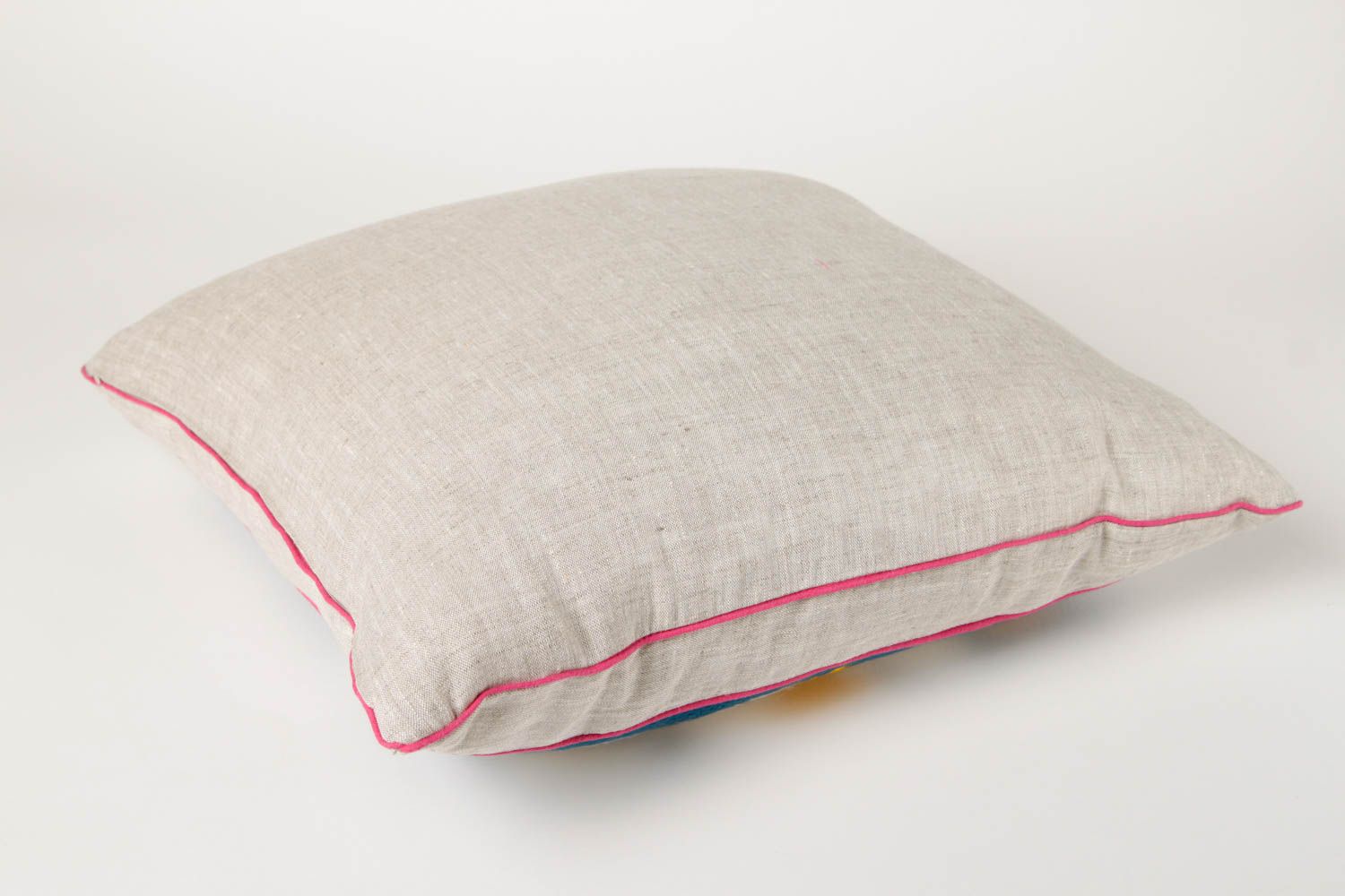 Beautiful handmade throw pillow soft cushion home goods nursery design photo 4